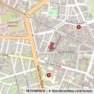 Mappa Via del Pratello, 81a, 40122 Bologna, Bologna (Emilia Romagna)
