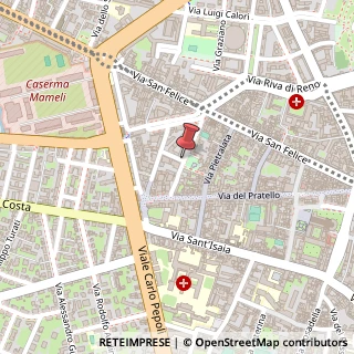 Mappa Via San Rocco, 18, 40122 Bologna, Bologna (Emilia Romagna)