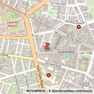 Mappa Via del Pratello,  97, 40122 Bologna, Bologna (Emilia Romagna)