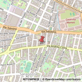 Mappa Via Augusto Aglebert, 4, 40134 Bologna, Bologna (Emilia Romagna)