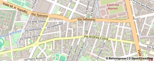 Mappa Bologne