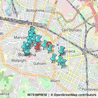 Mappa Via San Giacomo, 40126 Bologna BO, Italia (0.798)