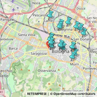 Mappa Via Santa Croce, 40122 Bologna BO, Italia (1.66632)