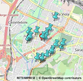 Mappa Piazza Clodoveo Bonazzi, 40133 Bologna BO, Italia (0.725)
