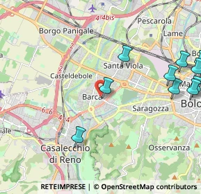 Mappa Piazza Clodoveo Bonazzi, 40133 Bologna BO, Italia (3.4955)