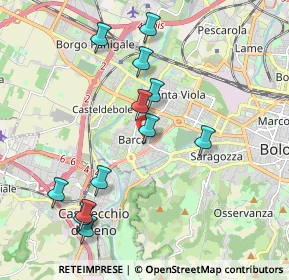 Mappa Piazza Clodoveo Bonazzi, 40133 Bologna BO, Italia (2.0625)