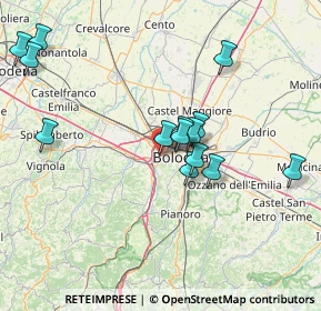 Mappa Piazza Clodoveo Bonazzi, 40133 Bologna BO, Italia (14.90071)