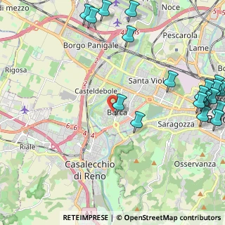 Mappa Via Bruno Buozzi, 40133 Bologna BO, Italia (3.199)