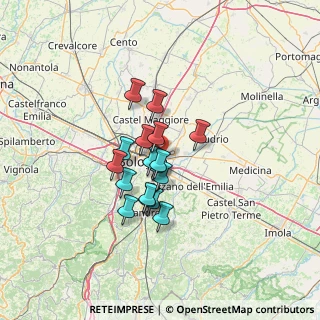Mappa Via Larga, 40128 Bologna BO, Italia (9.43412)