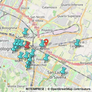 Mappa Via Larga, 40128 Bologna BO, Italia (2.46444)