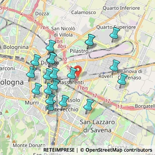 Mappa Via Larga, 40128 Bologna BO, Italia (2.05)