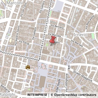 Mappa Via del Monte, 10, 40126 Bologna, Bologna (Emilia Romagna)