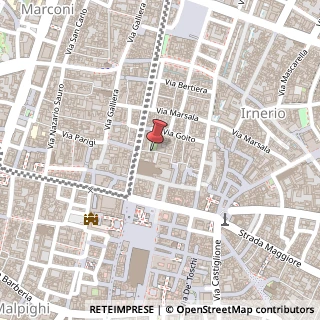 Mappa Via del Monte, 1, 40126 Bologna, Bologna (Emilia Romagna)