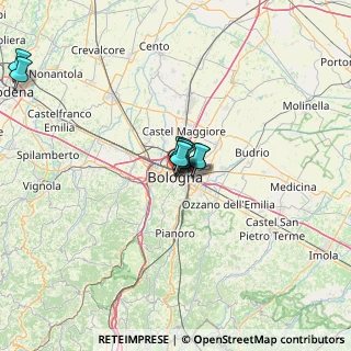 Mappa Via del Monte, 40126 Bologna BO, Italia (12.97909)
