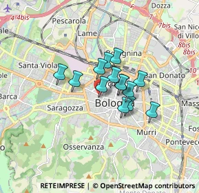 Mappa Via S. Felice, 40100 Bologna BO, Italia (1.06714)