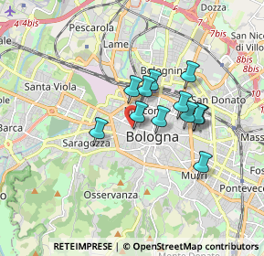 Mappa Via S. Felice, 40100 Bologna BO, Italia (1.29917)