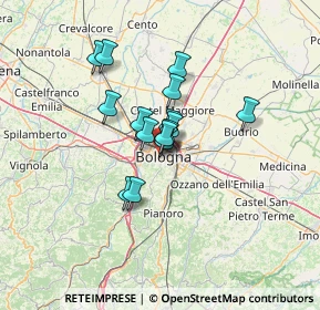 Mappa Via S. Felice, 40100 Bologna BO, Italia (8.83933)