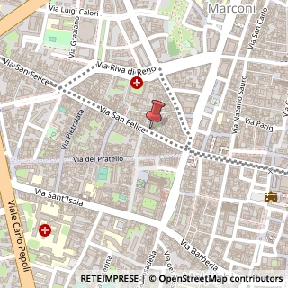 Mappa Via San Felice, 21/gh, 40122 Bologna, Bologna (Emilia Romagna)
