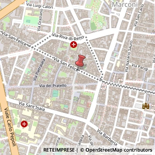 Mappa Via San Felice, 20, 40122 Bologna, Bologna (Emilia Romagna)