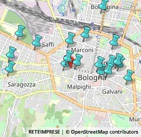 Mappa Via S. Felice, 40100 Bologna BO, Italia (1.05889)