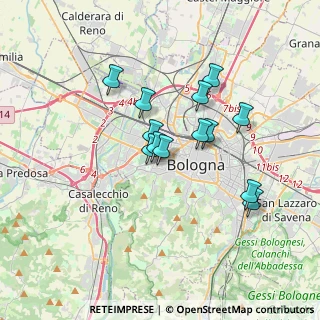 Mappa Via Nino Bixio Scota, 40124 Bologna BO, Italia (2.86)