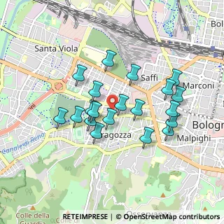 Mappa Via Nino Bixio Scota, 40124 Bologna BO, Italia (0.7915)