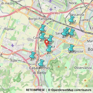 Mappa Via Volfango Amedeo Mozart, 40133 Bologna BO, Italia (1.68455)