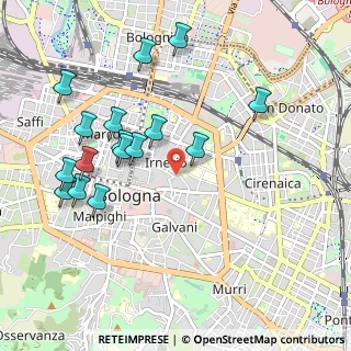 Mappa Largo Respighi, 40126 Bologna BO, Italia (1.0725)