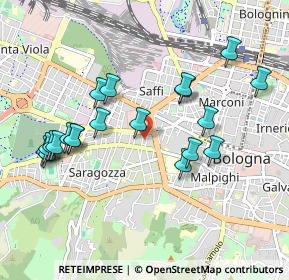 Mappa Via Livio Zambeccari, 40134 Bologna BO, Italia (1.0045)