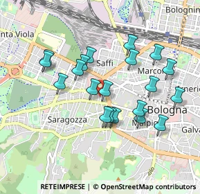 Mappa Via Livio Zambeccari, 40134 Bologna BO, Italia (0.8585)