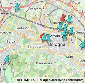 Mappa Via Livio Zambeccari, 40134 Bologna BO, Italia (2.27083)