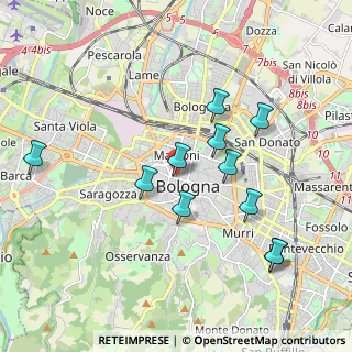 Mappa Via Ugo Bassi, 40122 Bologna BO, Italia (1.88818)