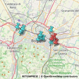 Mappa Via Guglielmo Oberdan, 40126 Bologna BO, Italia (2.78286)