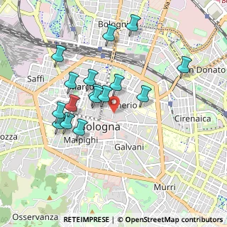 Mappa Via Guglielmo Oberdan, 40126 Bologna BO, Italia (0.89625)