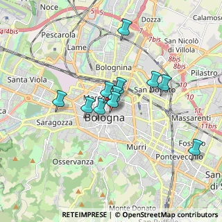 Mappa Via Guglielmo Oberdan, 40126 Bologna BO, Italia (1.38636)