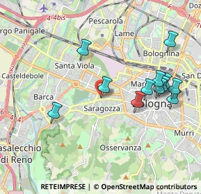 Mappa Via Ettore Bidone, 40134 Bologna BO, Italia (2.21462)