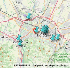 Mappa Via Ettore Bidone, 40134 Bologna BO, Italia (2.81833)