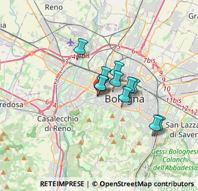 Mappa Via Ettore Bidone, 40134 Bologna BO, Italia (2.21909)