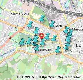 Mappa Via Ettore Bidone, 40134 Bologna BO, Italia (0.7965)