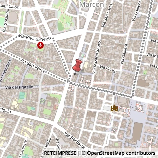 Mappa Via Guglielmo Marconi, 3, 40122 Bologna, Bologna (Emilia Romagna)