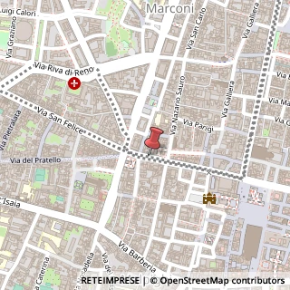 Mappa Via Ugo Bassi,  10, 40121 Bologna, Bologna (Emilia Romagna)
