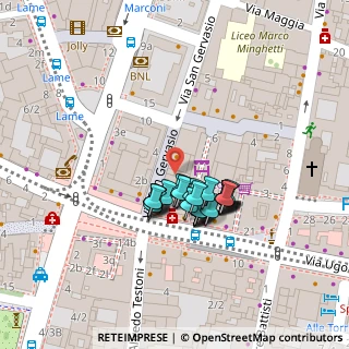 Mappa Galleria Ugo Bassi, 40121 Bologna BO, Italia (0)