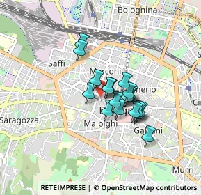 Mappa Galleria Ugo Bassi, 40121 Bologna BO, Italia (0.56)