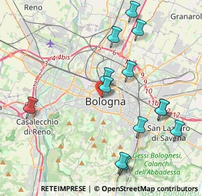 Mappa Galleria Ugo Bassi, 40121 Bologna BO, Italia (4.39385)