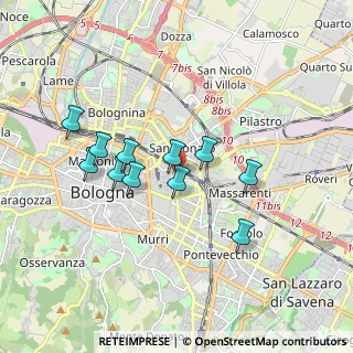Mappa Dehon, 40138 Bologna BO, Italia (1.54545)