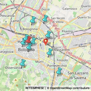 Mappa Dehon, 40138 Bologna BO, Italia (1.97273)