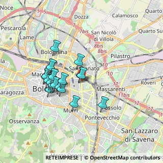 Mappa Dehon, 40138 Bologna BO, Italia (1.54211)