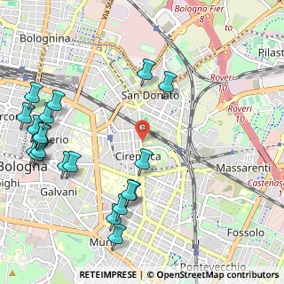 Mappa Dehon, 40138 Bologna BO, Italia (1.4025)