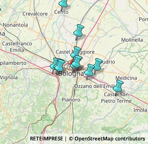 Mappa Via Faustino Malaguti, 40121 Bologna BO, Italia (9.47545)