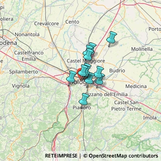 Mappa Lame - Bologna, 40122 Bologna BO, Italia (7.02083)